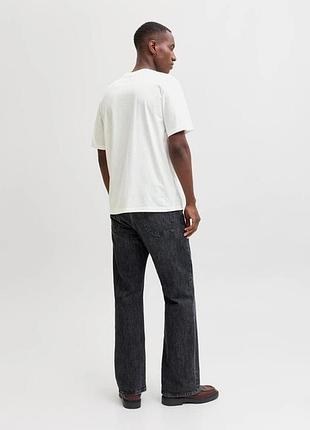 Мужская прямая футболка jack & jones cloud dancer, s 2