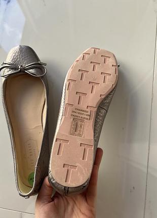 Балетки срібні ted baker 37 розмір🩶 4