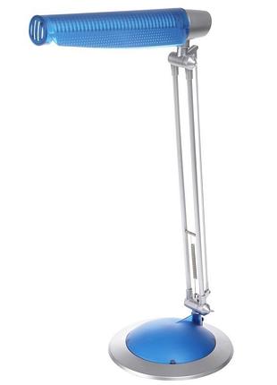 Настольная лампа на гибкой ножке офисная tp-004 blue