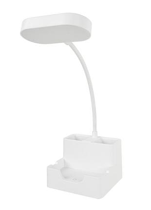 Настільна лампа led з usb 5w white (sl-125)