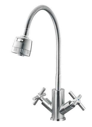 Смеситель для кухни с рефлекторным сливом sus304 dve-011 reflector тм mixxus