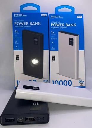 Универсальная мобильная батарея 10000mah с usb-c и 2xusb