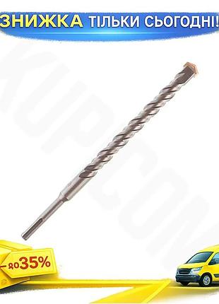 Ku бур по бетону universal fit intertool sds+ 18 мм 260 мм для цегли та бетону свердло для стін uni2l_k