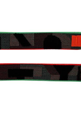 Нейлоновий ремінець 42/44/45/49 мм black-green-red