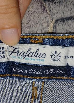 Джинсовые рваные шорты zara 3
