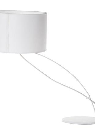 Настільна лампа техно з абажуром bl-103t/1 e27 white