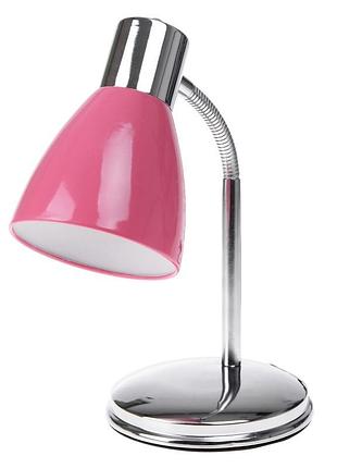 Настольная лампа на гибкой ножке mtl-65 pink e27 brille l31-010