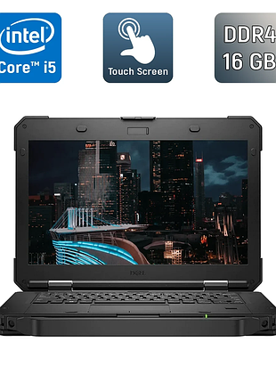 Защищенный ноутбук dell latitude 5420 rugged / 14" (1920x1080) ips touch / intel core i5-8350u (4 (8) ядра по 1.7 - 3.6 ghz) / 16