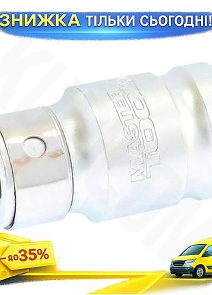 Ku переходник mastertool 1/2" universal fit квадрат x 1/2" шестигранник 38мм для ключа и инструмента а uni2l_k