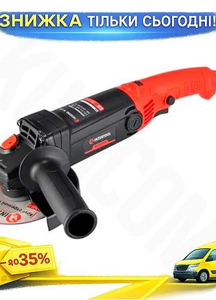 Ku шлифмашина угловая intertool universal fit 860 вт 125 мм болгарка для шлифования и резки металла де uni2l_k