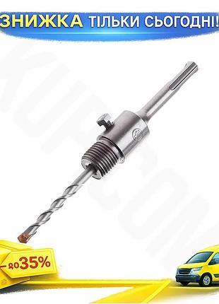 Ku удлинитель sds+ 100 universal fit мм intertool переходник для коронки по бетону битовый адаптер для uni2l_k