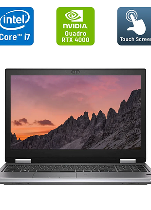 Мобильная рабочая станция б-класс dell precision 7540 / 15.6" (1920x1080) ips touch / intel core i7-9850h (6 (12) ядер по 2.6 -