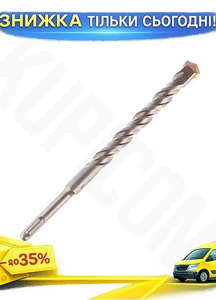 Ku бур sds plus universal fit intertool 16 мм для бетонных и кирпичных стен сверло для тяжелых материа uni2l_k