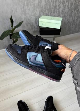 Nike sb dunk low pro x bluetile pitch blue/black