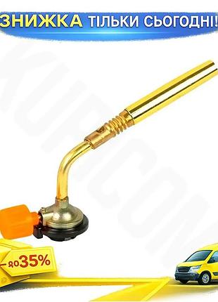 Ku газовий пальник 10мм universal fit х 190мм fixgo для плитки та туристів паяльник для ремонту та кем uni2l_k