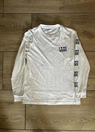Лонгслів vans "i ❤️ vans" (розмір s)