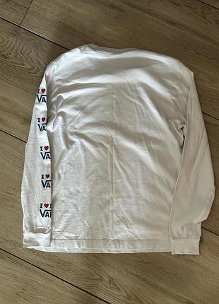 Лонгслів vans "i ❤️ vans" (розмір s) 2