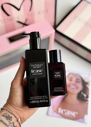 Спрей та лосьйон для тіла tease candy noir victoria’s secret