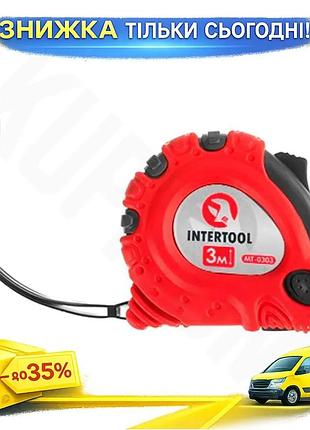Ku рулетка intertool 3 universal fit м х 16 мм супер-магнит измерительный инструмент для строительно-м uni2l_k