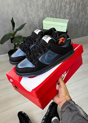 Nike sb dunk low pro x bluetile pitch blue/black