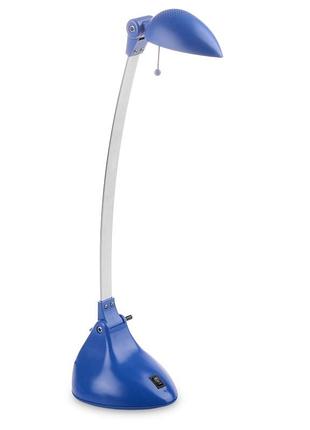 Настольная лампа на гибкой ножке офисная sl-05 blue brille 182190