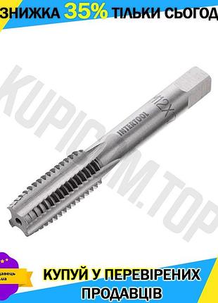Ku метчик m12 x universal fit 1,75 мм intertool для нарезания резьбы быстрорезная сталь метчик для мет uni2l_k