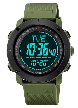 Skmei 2095ag army green compass 2
