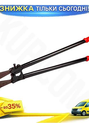 Ku ножницы арматурные intertool universal fit 900 мм для резки арматуры до 11 мм стальные ножницы для uni2l_k