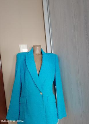 Твидовый жакет от zara 5