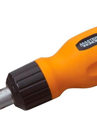 Ku отвертка реверсивная mastertool universal fit 6 бит для вкручивания и откручивания шурупов саморезо uni2l_k 2