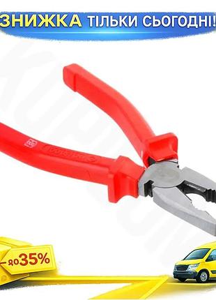 Ku пасатижі intertool 200 universal fit мм плоскогубці для обтискання проводів та відкушування дроту щ uni2l_k