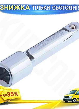 Ku удлинитель intertool 1/4" universal fit 50 мм для трещоток и воротков удлинитель для крепежей в тру uni2l_k