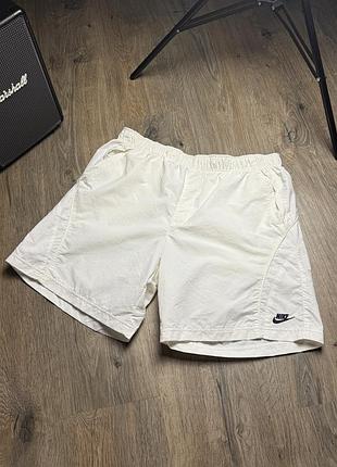 Vintage nike білі шорти / розмір xl