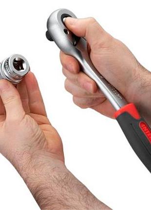 Ku набор инструмента intertool universal fit 1/4" x 1/2" 110ед red для ремонта и сборки домашнего маст uni2l_k 10