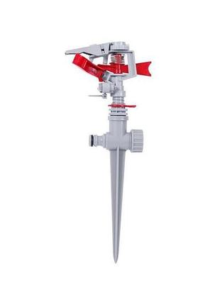 Ku дождеватель пульсирующий intertool universal fit до 12 м для сада и огорода поливочный распылитель uni2l_k 3