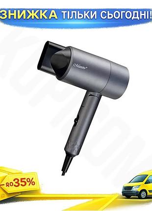 Ku фен дорожный maestro universal fit 1600вт dc для путешествий компактный фен для волос uni2l_k