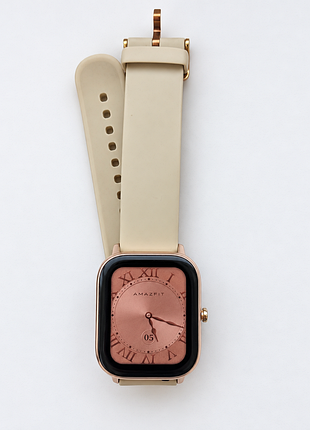 Смарт-годинник amazfit gts a1914 rose gold / бежевий