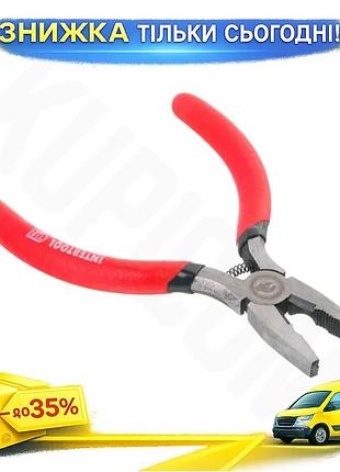 Ku плоскогубцы диэлектрические intertool universal fit 115 мм для электромонтажа щипцы с пластиковыми uni2l_k