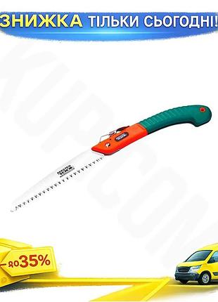 Ku ножовка садовая mastertool universal fit складная 200 мм для работ с деревом пилочка для сада uni2l_k