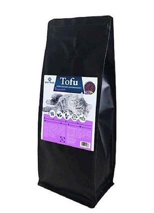 Наповнювач комкуючий tofu premium лаванда 4л тм zoo-pride