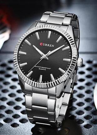 Curren 8425 silver-black 2