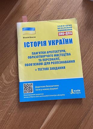 Посібник «історія україни. пам'ятки архітектури, образотворчого мистецтва та персоналії тестові завдання автора віталія власова