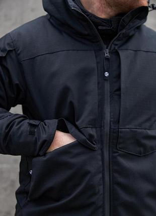 Тактическая куртка зимняя военнаяcall dragon m-65 black (черный)