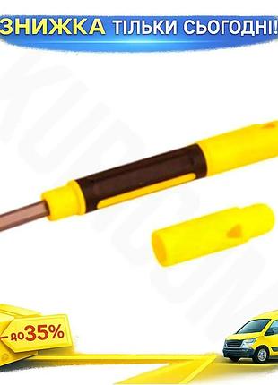 Ku отвертка mastertool 4-в-1 universal fit ручка переставная с двусторонними битами для монтажа и демо uni2l_k