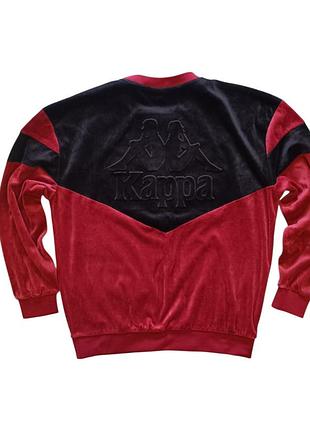 Кофта велюровая толстовка kappa (m) 2