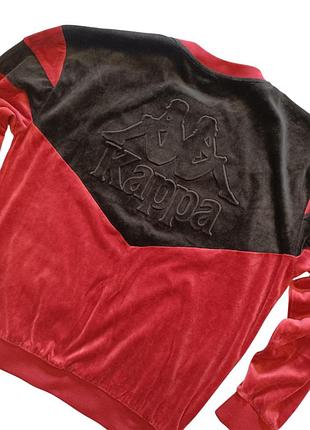 Кофта велюровая толстовка kappa (m) 4