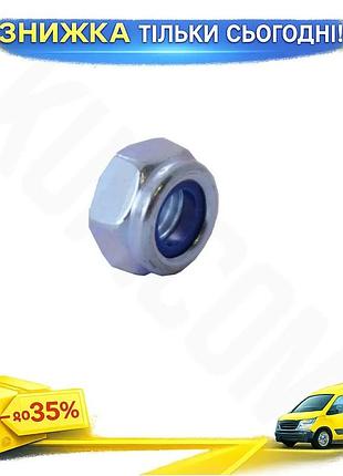 Ku гайка самоконтрольна apro universal fit м6 din 985 100 шт кріплення для гвинтів болтів фіксуюча гай uni2l_k