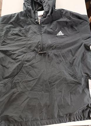 Мужской анорак adidas черный р.м 4