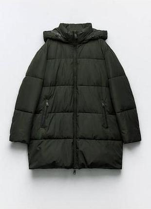 Шикарный пуховик мp zara
