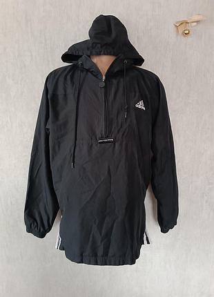 Мужской анорак adidas черный р.м